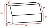Radius Kerb Ideal for 9m Radius Formation: 18" Long x 10" High (6" at slope) x 5" Wide 460mm x 255mm (152mm at slope) x 127mm