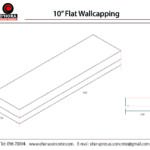 10 inch Flat Wall Capping