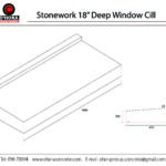 Stonework 18 inch Deep Window Cill